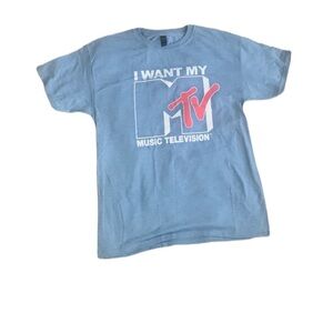 M&O Gold | I Want My MTV Music Television Blue Red White New Without Tags